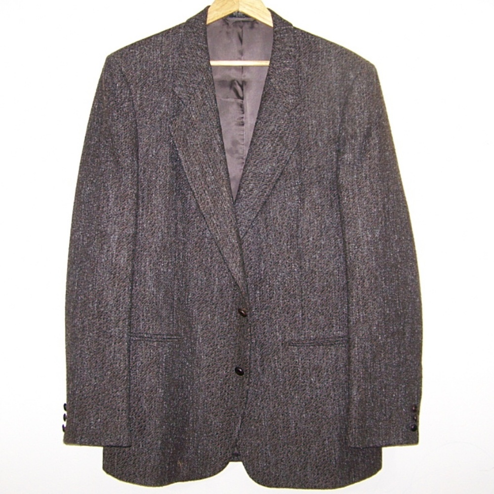 Sasson Richard Brent Mens Wool Blend Jacket L 46